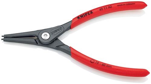 KNIPEX Präzisionssicherungsringzange A 2 f.Wellen D.19-60mm L.180mm KNIPEX