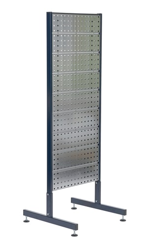 RAACO Doppelstativ m.6 Lochplatten beiseitig m.Werkzeughaken z.bestücken