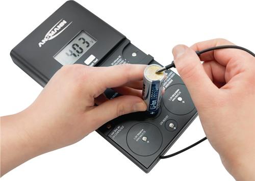 ANSMANN Batterie-/Akkutester f.Akkus u.Batterien 1x9V Blockbatt.ANSMANN