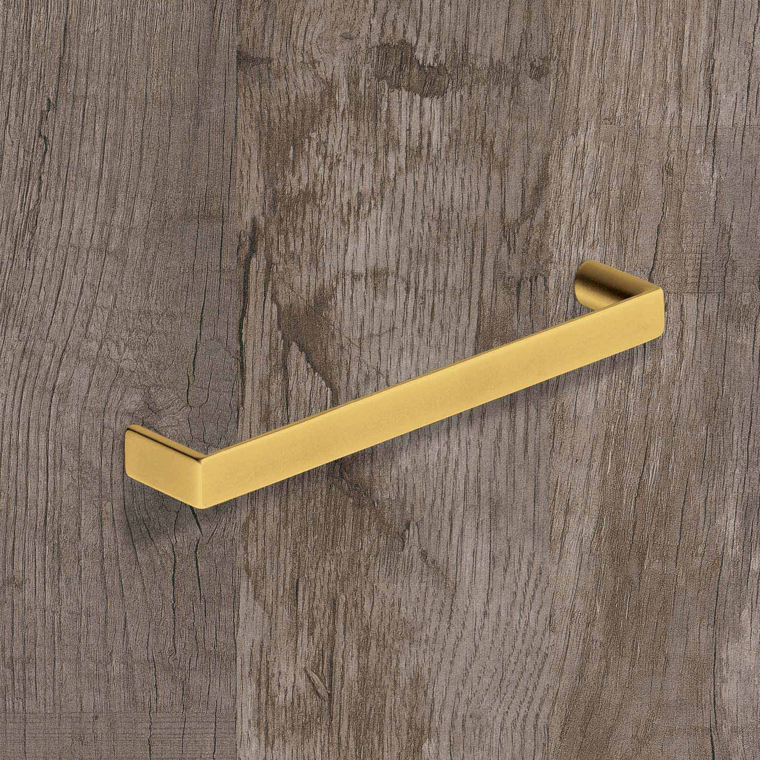 HETTICH Griff Baldone, Bohrabstand 256 mm, L 264 mm, B 15 mm, H 29 mm, Gold Optik matt gebürstet, 9347588