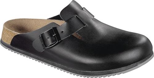 BIRKENSTOCK Clog Boston SL Gr.38 schwarz Obermaterial:Leder EN20345 SRA BIRKENSTOCK