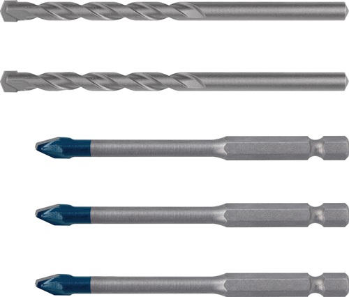 BOSCH Keramikbohrersatz Expert HardCeramic HEX-9 5-tlg.5 St.Schaft 6-kant BOSCH