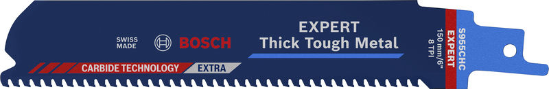 BOSCH EXPERT ‘Thick Tough Metal’ S 955 CHC Säbelsägeblatt, 10 Stück. Für Säbelsägen