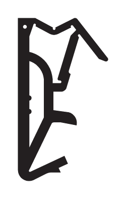 DEVENTER Türdichtung DS 112a Sepiabraun