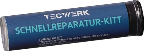 TECWERK Schnellreparaturkitt grau-schwarz 56g Stick TECWERK