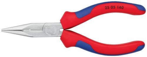 KNIPEX Flachrundzange L.140mm flach/rund ger.Mehrkomp.-Hüllen KNIPEX