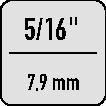 GEDORE Einsteckbithalter 7812-00 9x12mm CV-Stahl GEDORE