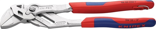 KNIPEX Zangenschlüssel L.250mm Spann-W.52mm verchr.Mehrkomp.-Hülle m.Öse KNIPEX KNIPEX Zangenschlüssel L.250mm Spann-W.52mm verchr.Mehrkomp.-Hülle m.Öse KNIPEX