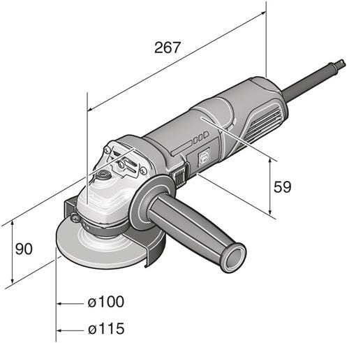FEIN Winkelschleifer 125mm 750 W 12000min-¹ FEIN