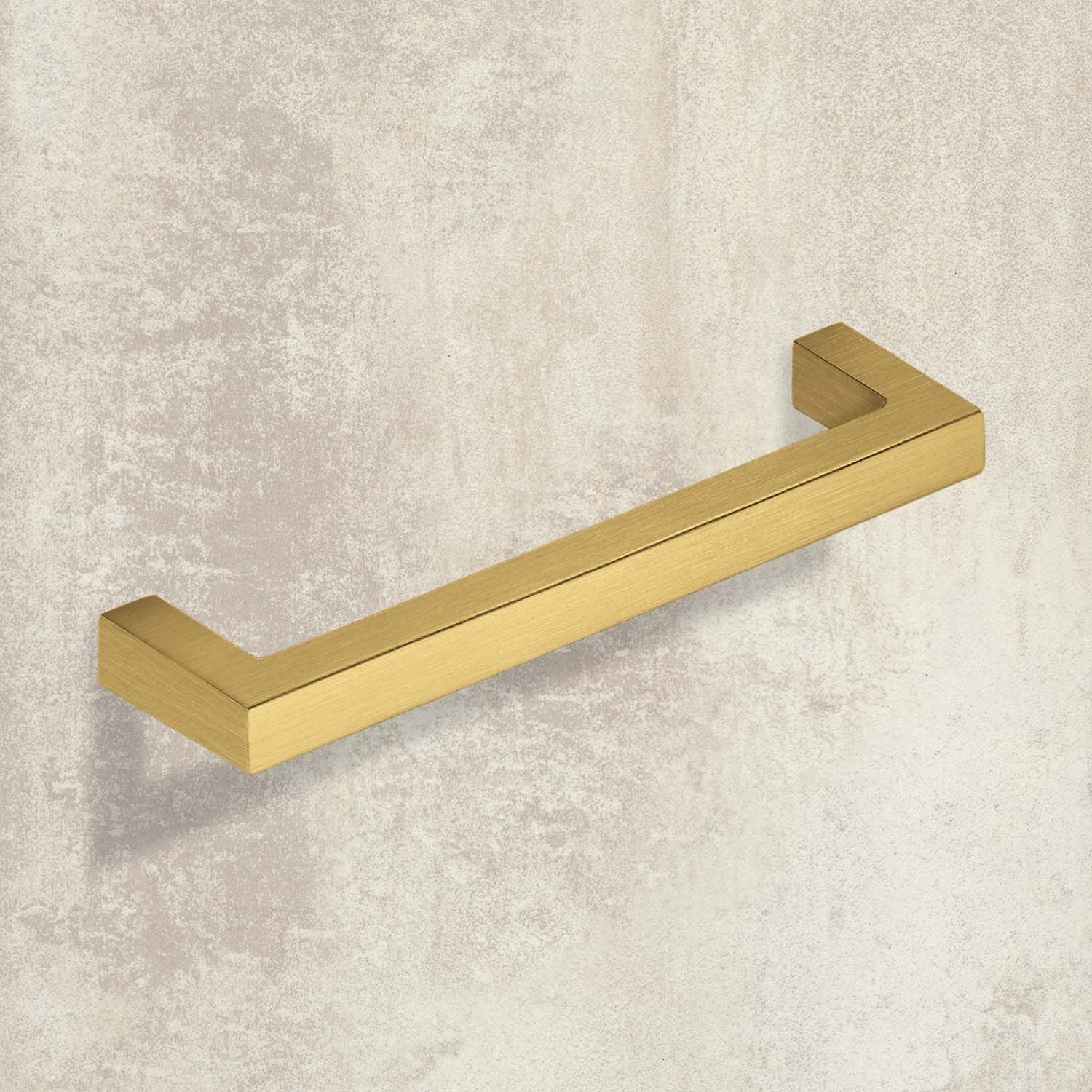 HETTICH Griff Tornea, Bohrabstand 128 mm, L 138 mm, B 10 mm, H 32 mm, Gold Optik matt gebürstet, 9347592