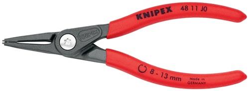 KNIPEX Präzisionssicherungsringzange J 0 f.Bohrungen D.8-13mm L.140mm KNIPEX