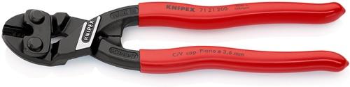 KNIPEX Kompaktbolzenschneider CoBolt® L.200mm Ku.-Überzug 20Grad 3,6mm o.Aussparung