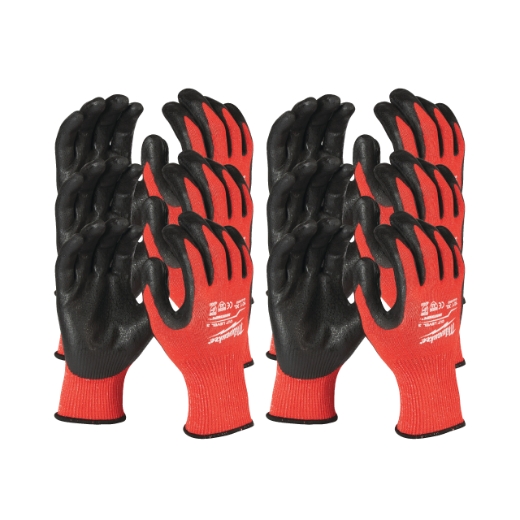 MILWAUKEE Größe 11 (XXL) 12er Pack Schnittschutzhandschuhe Klasse 3/C