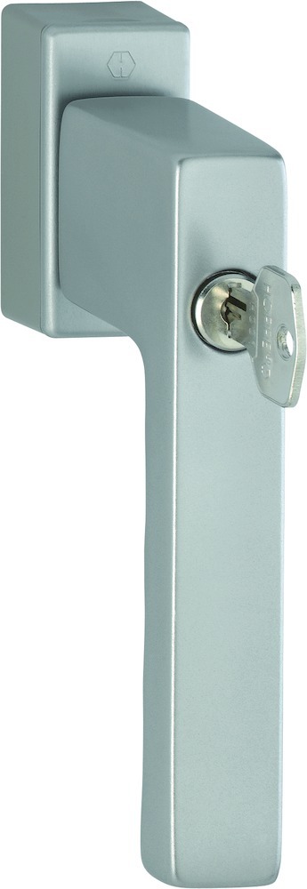 HOPPE® Fenstergriff absperrbar Toulon 0737S/US947-1 100NM, mit Schrauben, VarioFit, Aluminium, 10764821