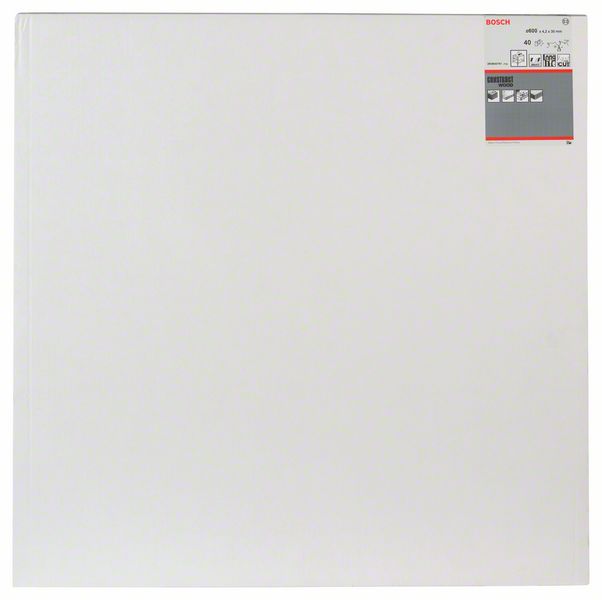 BOSCH Kreissägeblatt Construct Wood, 600 x 30 x 4,0 mm, 40