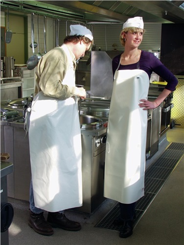 GUTTASYN PVC Fettschürze Guttasyn® F5 L.ca.120xB.ca.90cm weiß GUTTASYN