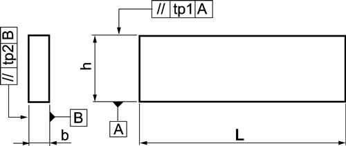 AMF Parallelunterlagenpaar DIN 6346P H8xB2,5xL63mm Superpräzision AMF