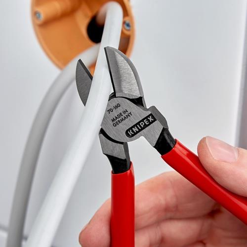 KNIPEX Seitenschneider L.160mm Kopf pol.Ku.-Überzug KNIPEX KNIPEX Seitenschneider L.160mm Kopf pol.Ku.-Überzug KNIPEX
