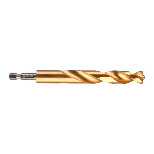 MILWAUKEE 13,0 x 130 mm SHOCKWAVE Metallbohrer HSS-G RED HEX Titan 1/4"