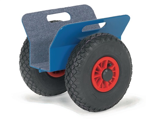 FETRA Plattenroller Außen-L300xB340xH310mm m.Klemmbacken Bereifung Luft Trgf.250kg