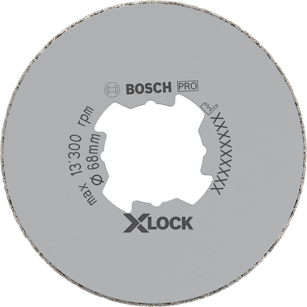 BOSCH Diamanttrockenbohrer X-LOCK Best for Ceramic Dry Speed, 68 x 35 mm