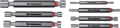 PROMAT Grenzlehrdornsatz H7 je 1 St. 3,4,5,6,8,10,12mm m. Gut- u. Ausschussseite PROMAT