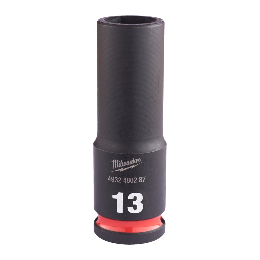 MILWAUKEE 13 x 65 mm SHOCKWAVE Schlagnuss 3/8" lang