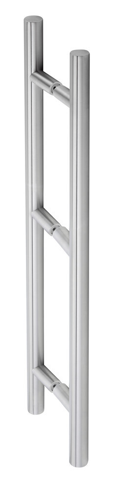 HERMAT Stoßgriff 8000, D 30 mm, Edelstahl, Stütze gerade