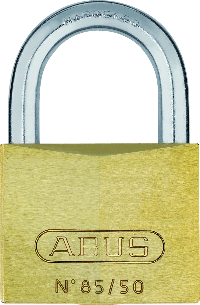 ABUS Zylindervorhangschloss 85, Messing massiv, 02487