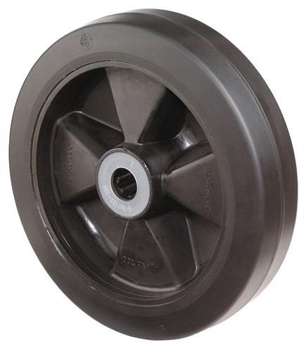 BS ROLLEN Ersatzrad D.125mm Trgf.200kg Elastikgummi schwarz