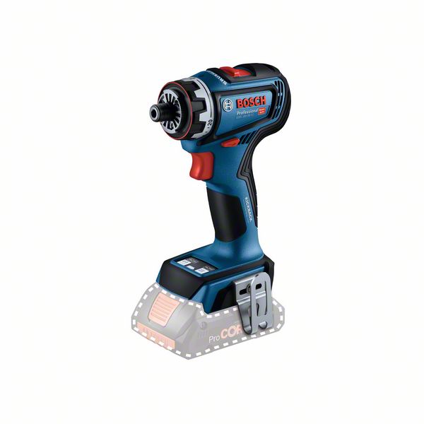 BOSCH Akku-Bohrschrauber GSR 18V-90 FC, 1x Gürtelclip, 1x Bithalter