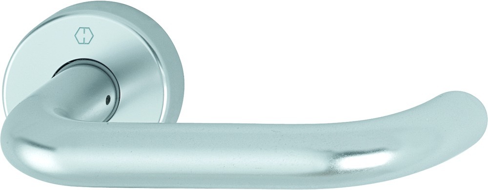 HOPPE® Drücker-Halbgarnitur ohne Schlüsselrosette Paris 138/42H, ohne Stütznocken, Aluminium