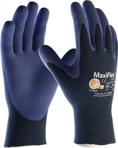 ATG Handschuhe MaxiFlex Elite 34-274 Gr.11 blau Nyl.m.Nitrilmikroschaum EN388 Kat.II