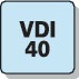 PROMAT Verschlussstopfen Z2 DIN 69880 VDI40 Ku.PROMAT