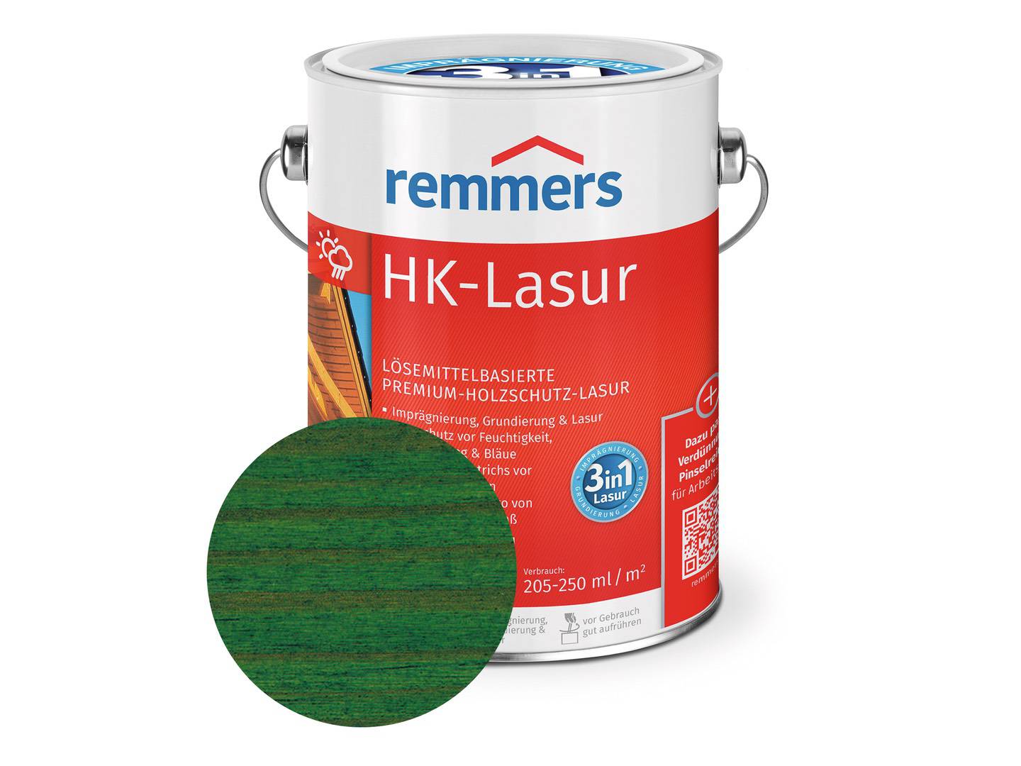REMMERS HK-Lasur tannengrün (RC-960) 0,75 l