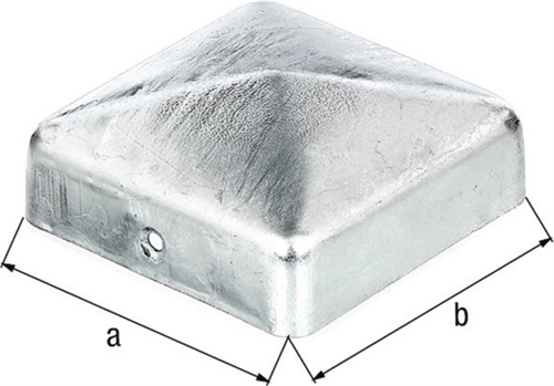 GAH Pfostenkappe 100x100mm eck.flache Form TZN GAH