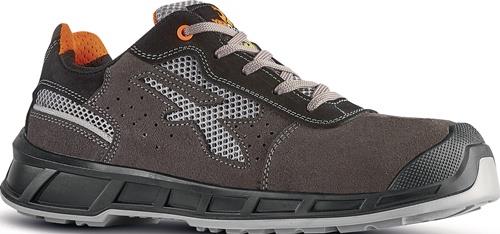 U.POWER Sicherheitshalbschuh Mars Gr.42 grau/grau S1P SRC ESD EN20345 Veloursleder/Mesh