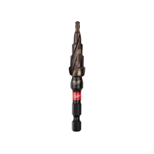 MILWAUKEE 4 bis 12 mm, 2 mm Stufen SHOCKWAVE Stufenbohrer