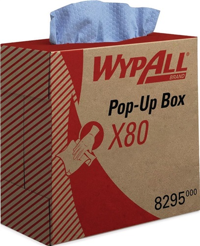 WYPALL Wischtuch WypAll® X80 8295 L427xB212ca.mm blau 1-lagig 5 Boxen/KT WYPALL