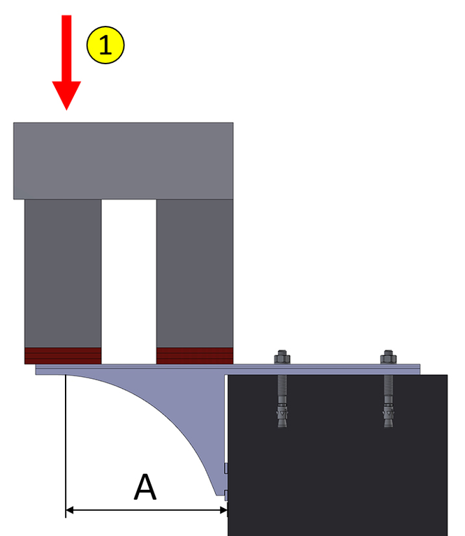 KNELSEN Hebeschiebetür-Schwerlastkonsole HST-SL-Konsole 300-125