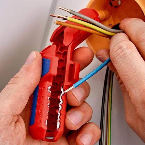KNIPEX Univ.Abmantelungswerkzeug ErgoStrip® Gesamt-L.130mm KNIPEX KNIPEX Univ.Abmantelungswerkzeug ErgoStrip® Gesamt-L.130mm KNIPEX