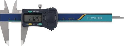 TECWERK Messschieber DIN 862 100mm dig.m.Schr.eck.TECWERK