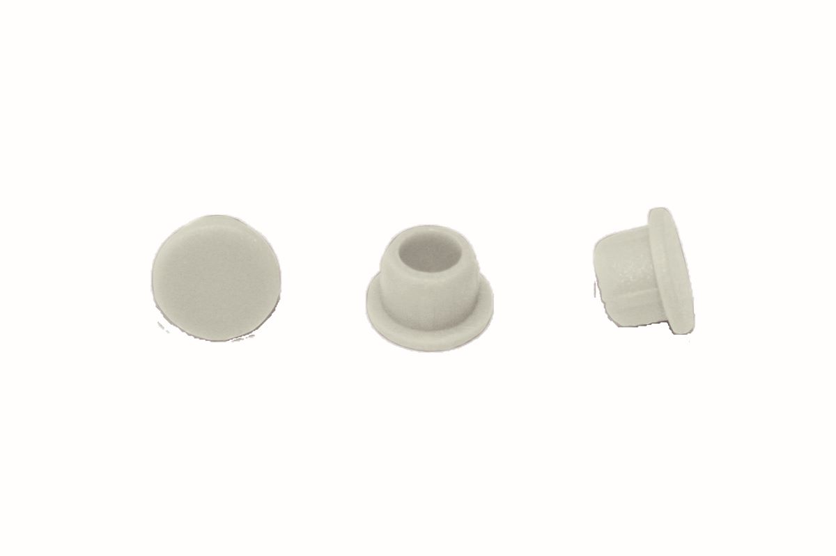 LAMELLO Clamex Abdeckkappe, 100 Stück, RAL 9002 grauweiss, 335285