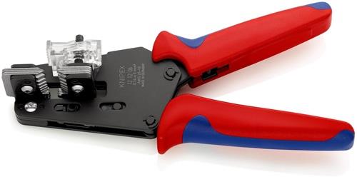 KNIPEX Präzisionsabisolierzange L.195mm Mehrkomponeten-Hüllen 0,14-6 (AWG 26-10) mm²