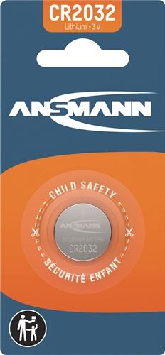 ANSMANN Knopfzelle 3 V 230 mAh CR2032 20x3,2mm 1 St./Bl.ANSMANN