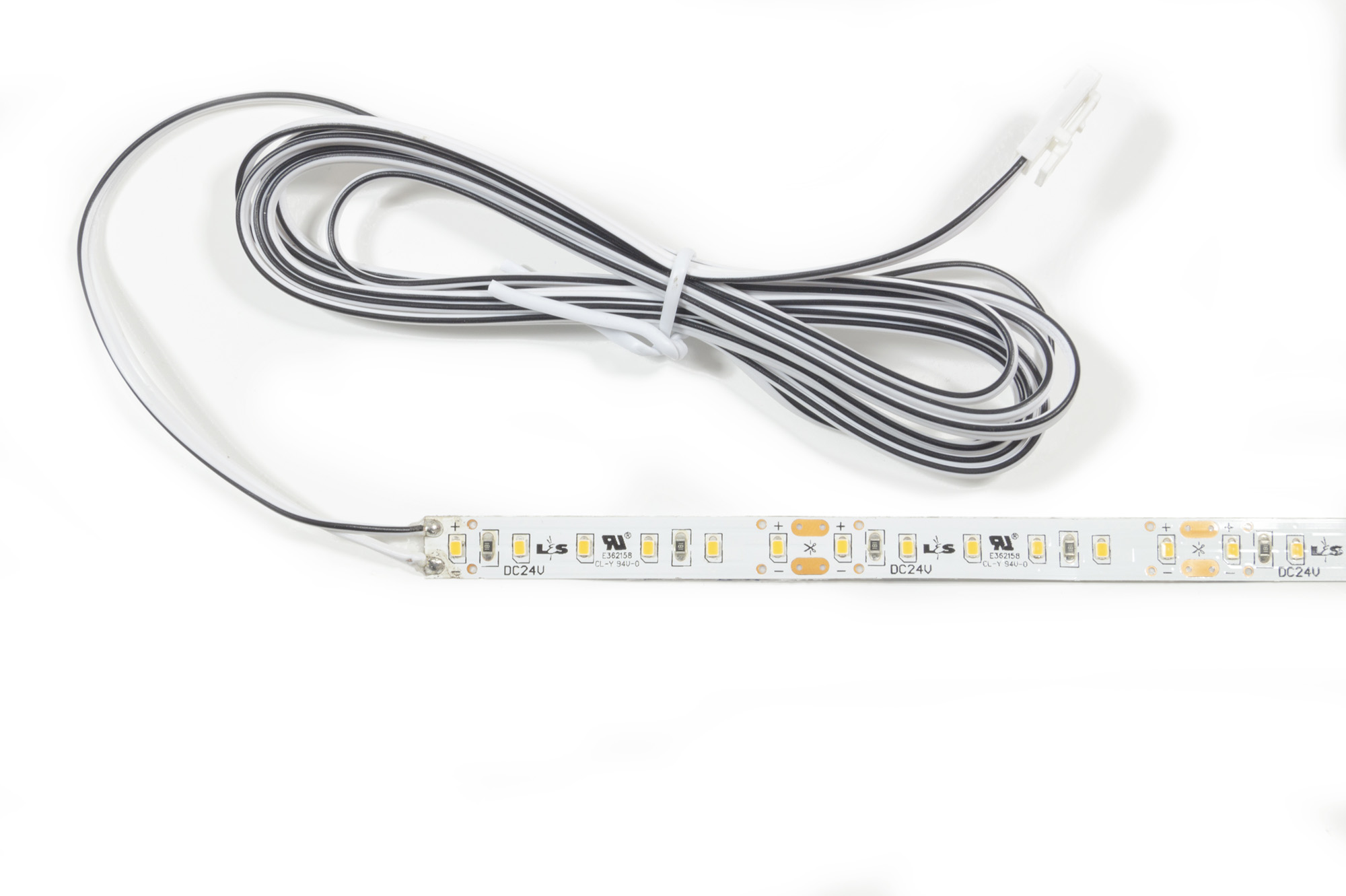 L&S LED Band Tudo 24V 8 mm 9,6W/m 120LED/m XW 2700 K 5 m 1,8m Zul.