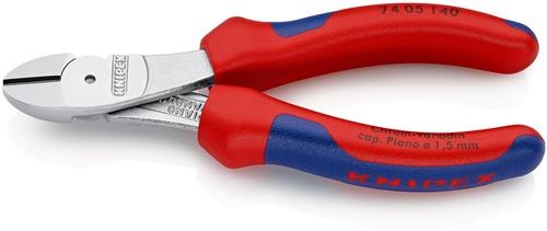 KNIPEX Kraftseitenschneider L.140mm Form 0 Mehrkomp.-Hülle KNIPEX