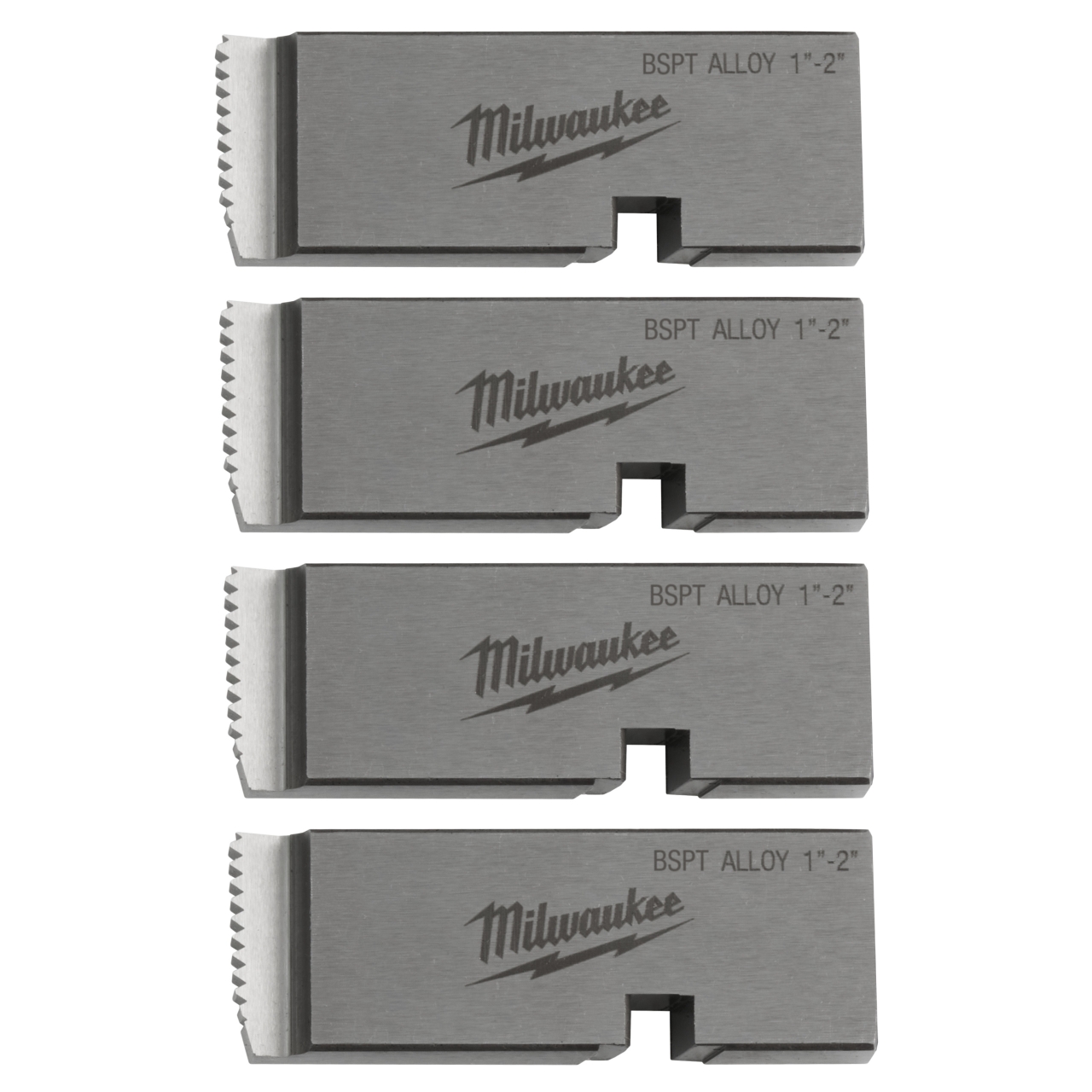 MILWAUKEE Gewindeschneideisen für MXF PTR2 PTR2D 1"-2" BSPT Alloy