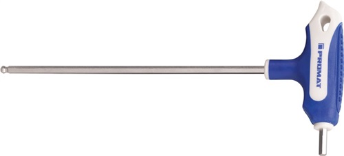 PROMAT Stiftschlüssel m.Quergr.SW 10mm Klingen-L.200mm m.Seitenabtr.u.Kugelk.PROMAT