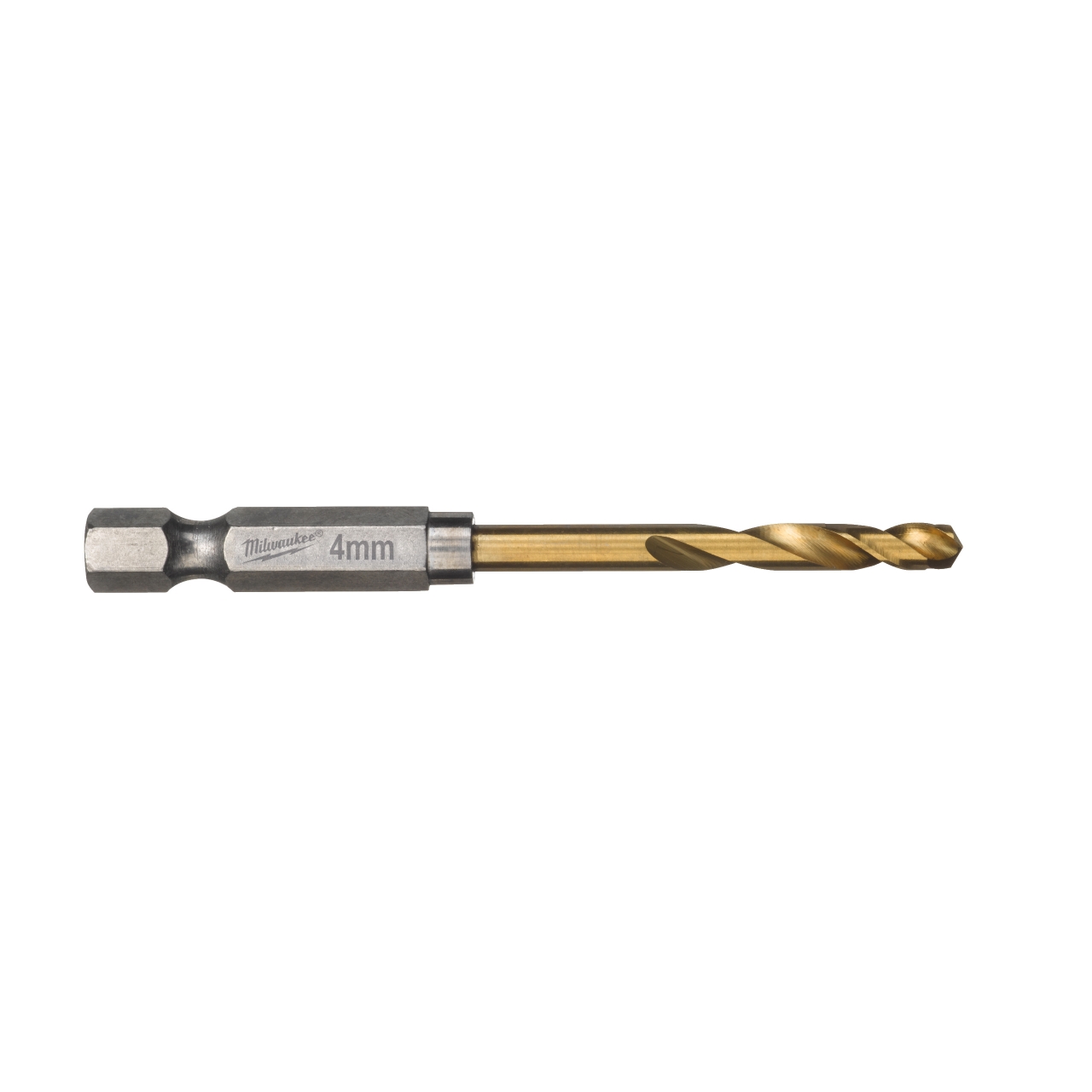 MILWAUKEE 4,0 x 71,5 mm SHOCKWAVE Metallbohrer HSS-G RED HEX Titan 1/4" 10er Pack